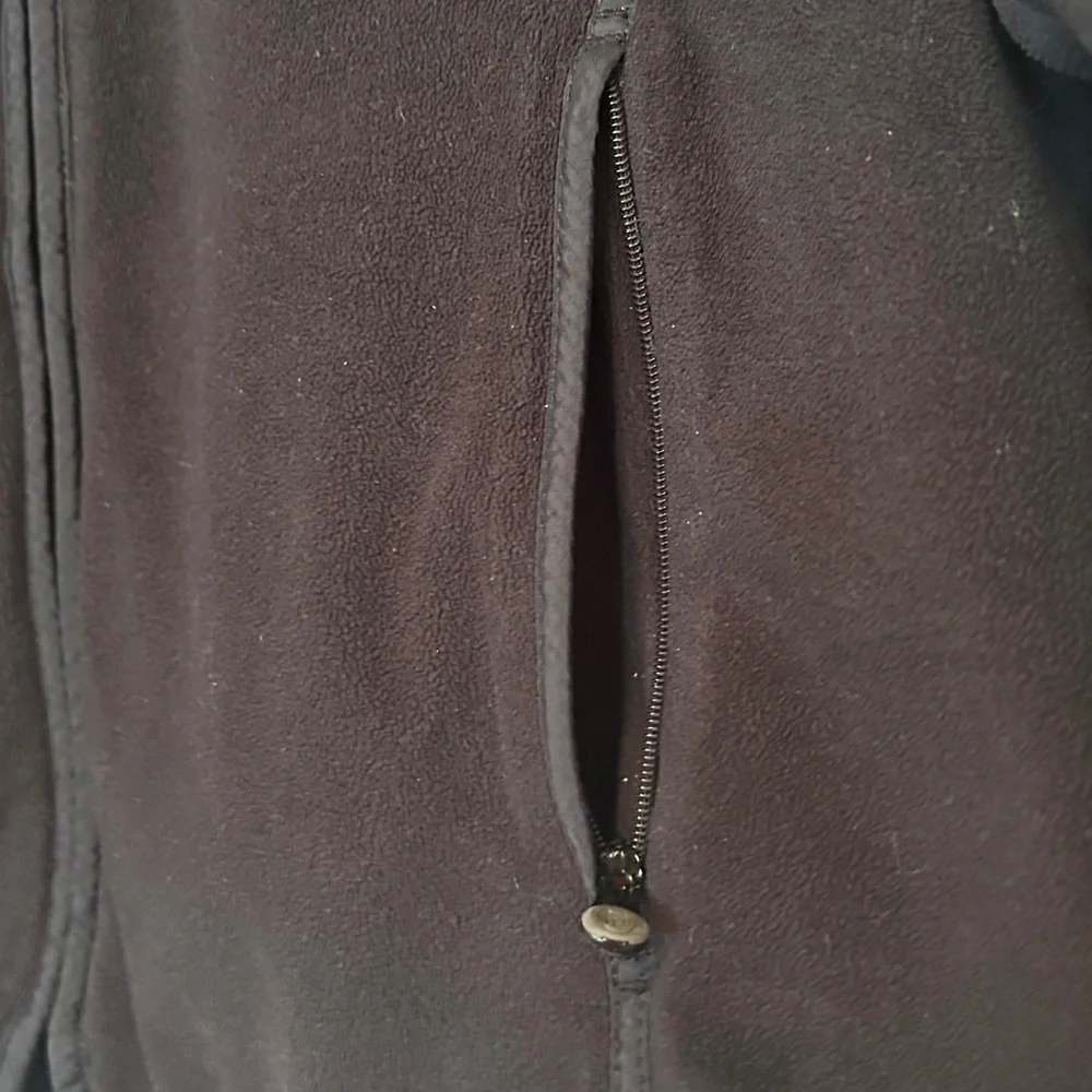 Merrell AEROBLOCK Full Zip Jacket Women’s L Charcoal Fleece Windbreaker - Picture 4 of 8